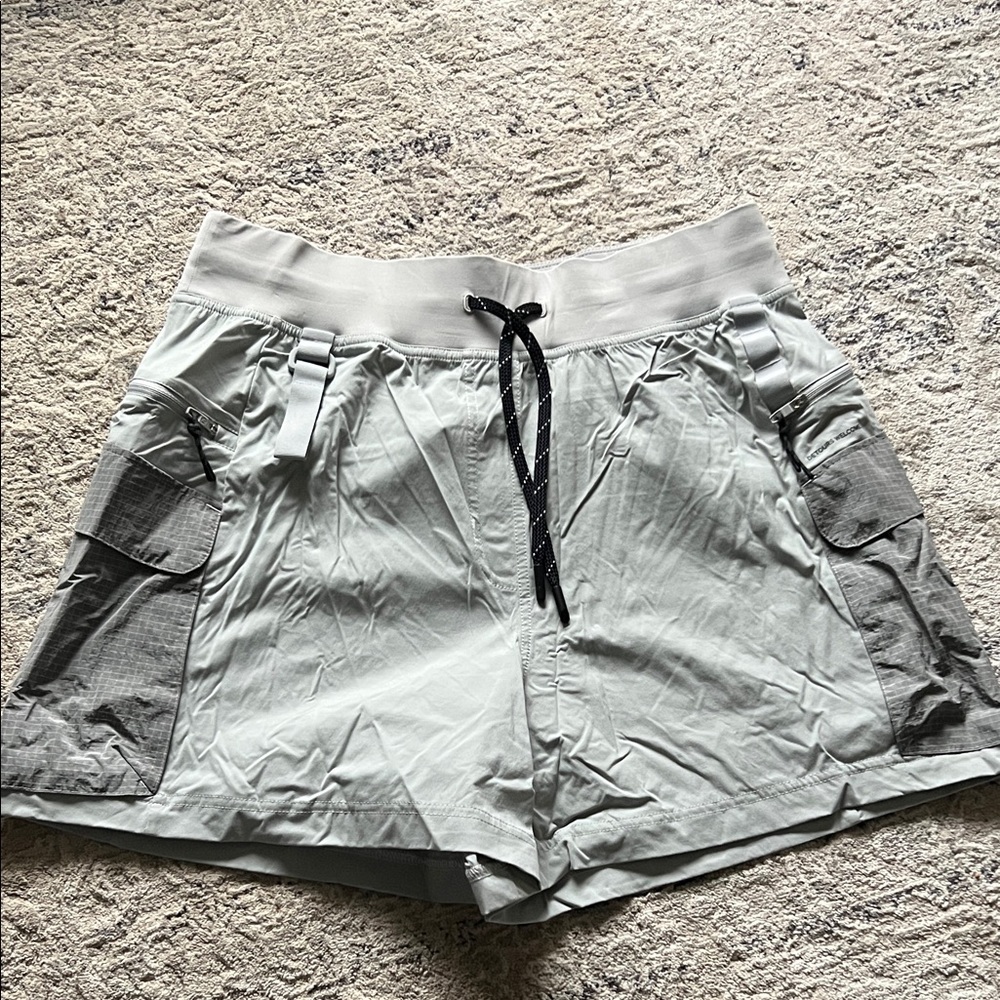 lululemon athletica Light Gray Active Shorts with Waistband Tag